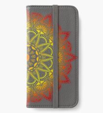 Vivid Fire Watercolor Mandala iPhone Wallet/Case/Skin