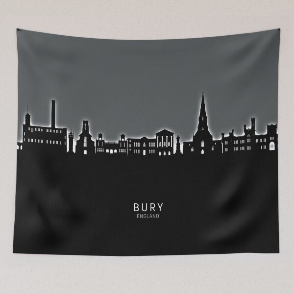 Item preview, Bury England Skyline designed and sold by ArtPrints.