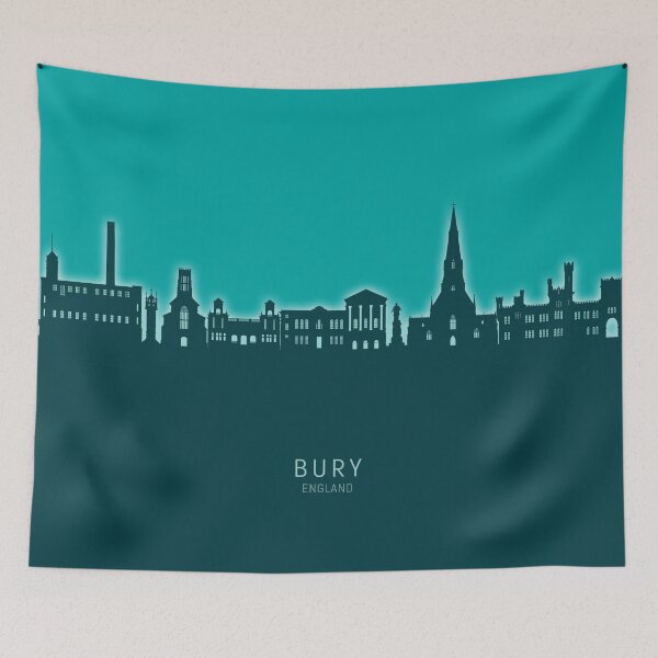 Item preview, Bury England Skyline designed and sold by ArtPrints.