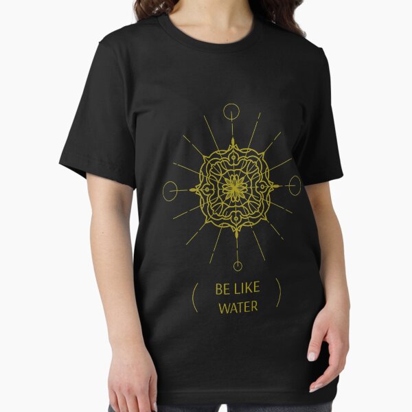 Be Like Water mandala zen quote spiritual gifts Essential T-Shirt