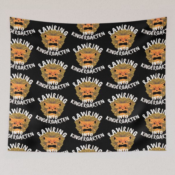 Item preview, Rawring into Kindergarten With Funny Lion - Back To School designed and sold by Onewivnacher.