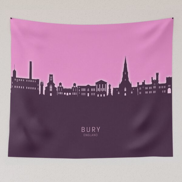 Item preview, Bury England Skyline designed and sold by ArtPrints.