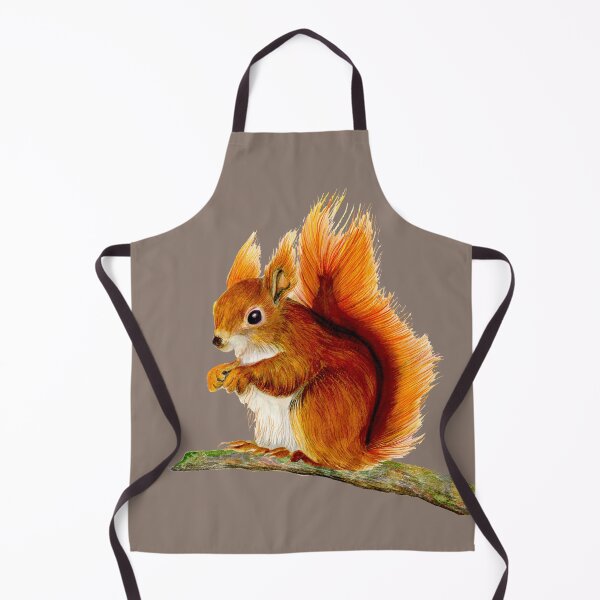 Item preview, Red Squirrel Animal Watercolor Painting Wildlife Artwork designed and sold by Alison Langridge.