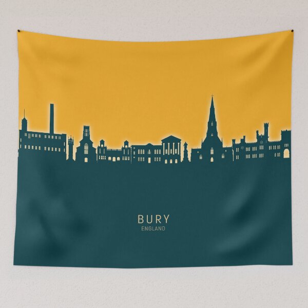 Item preview, Bury England Skyline designed and sold by ArtPrints.