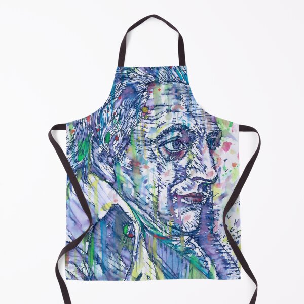Item preview, FICHTE watercolor and ink portrait designed and sold by lautir.