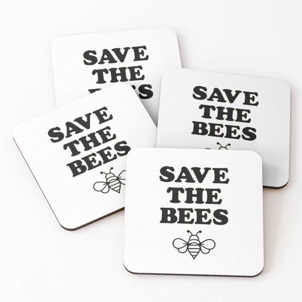 Item preview, Save the Bees Organic Cotton designed and sold by MarveGlen.