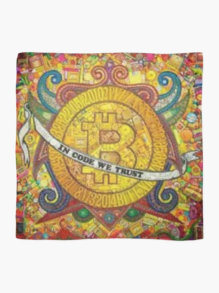 Thumbnail 2 of 3, Scarf, Crypto Life designed and sold by RAVINDU SILVA.