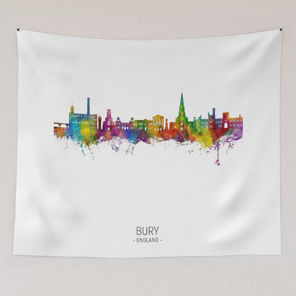 Item preview, Bury England Skyline designed and sold by ArtPrints.
