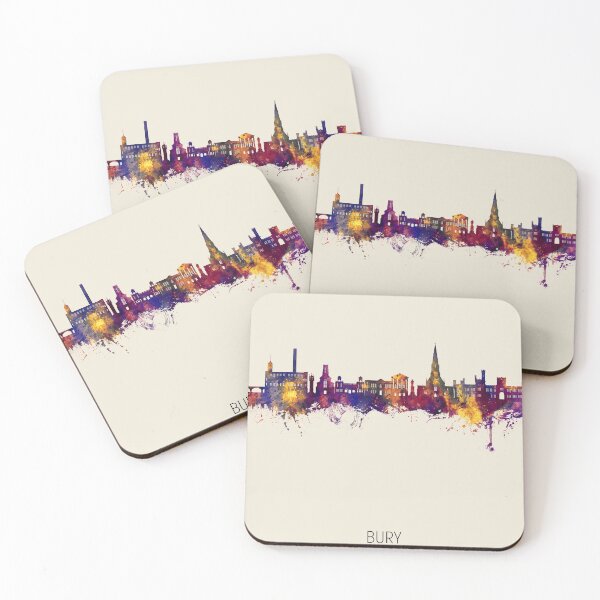 Item preview, Bury England Skyline designed and sold by ArtPrints.
