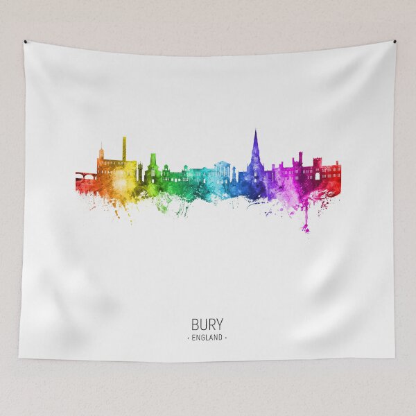Item preview, Bury England Skyline designed and sold by ArtPrints.