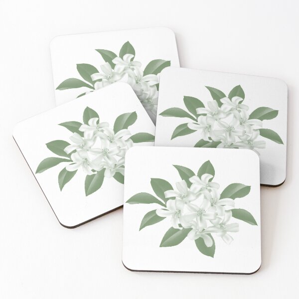 Item preview, Sampaguita White Flower Cute Beautiful Aesthetic Philippine designed and sold by Vintage Mag.