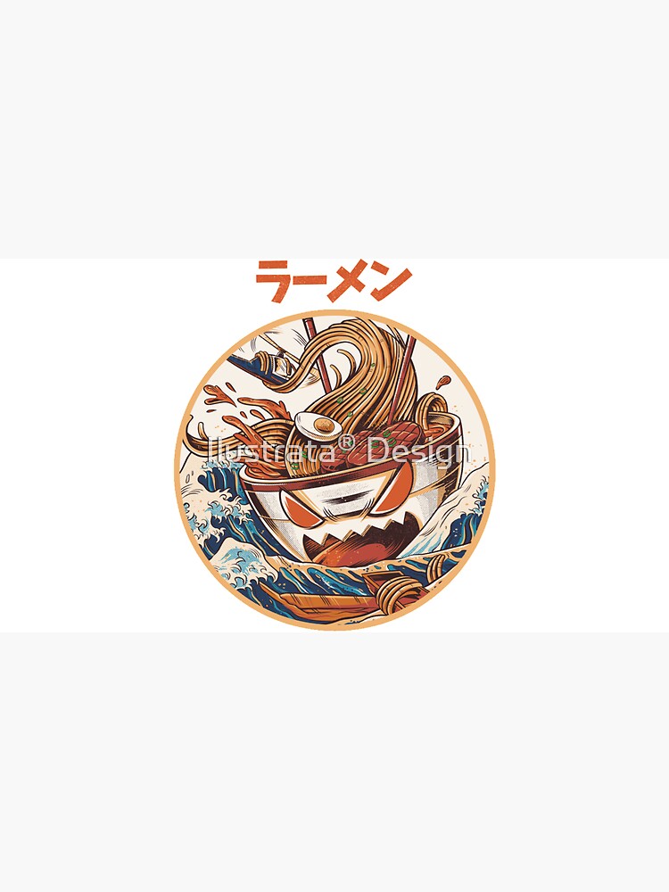 Thumbnail 6 of 6, Bucket Hat, The Great Ramen off Kanagawa designed and sold by ilustrata.