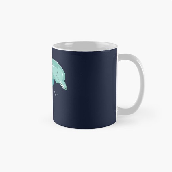Item preview, Summer on the beach with dolphins in navy designed and sold by earthtoaura.