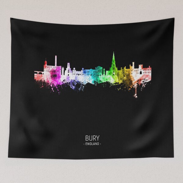 Item preview, Bury England Skyline designed and sold by ArtPrints.