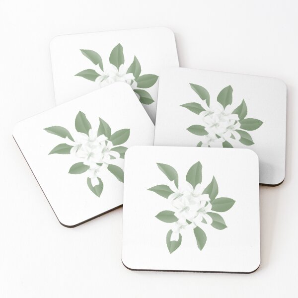 Item preview, Sampaguita White Flower Cute Beautiful Aesthetic Philippine designed and sold by Vintage Mag.