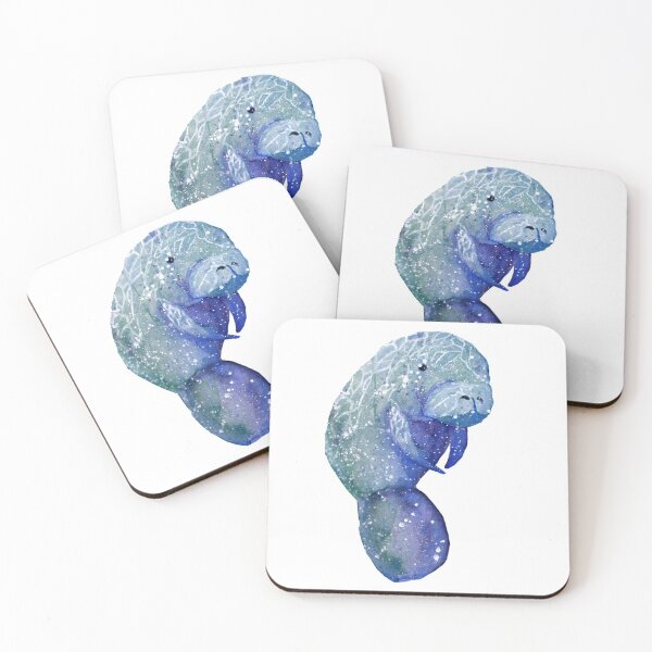 Item preview, Watercolor Manatee designed and sold by CHWebbArt.