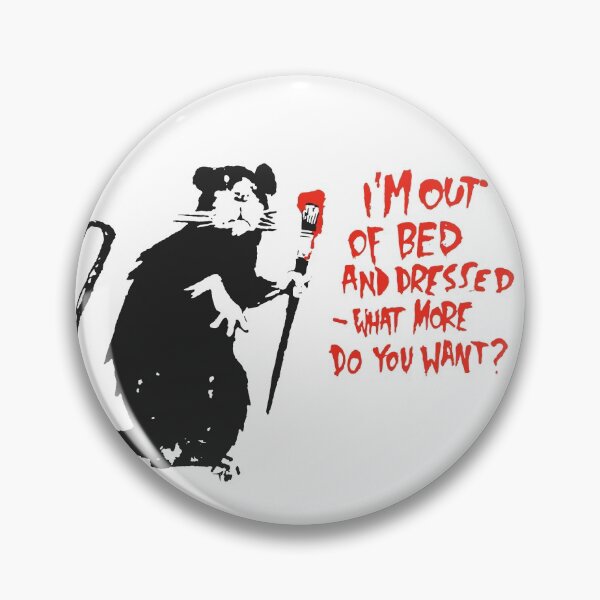 Item preview, BANKSY | Out Of Bed Rat designed and sold by WE-ARE-BANKSY.