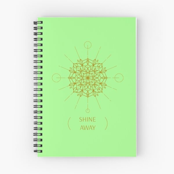 Item preview, Shine Away mandala zen quote spiritual gifts  designed and sold by KiriBrero.