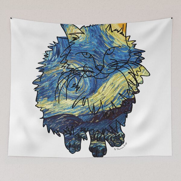 Item preview, CAT VAN GOGH designed and sold by veronicajorge.