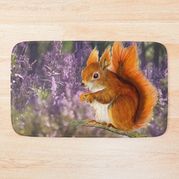 Item preview, Red Squirrel Animal Watercolor Painting Wildlife Artwork designed and sold by Alison Langridge.