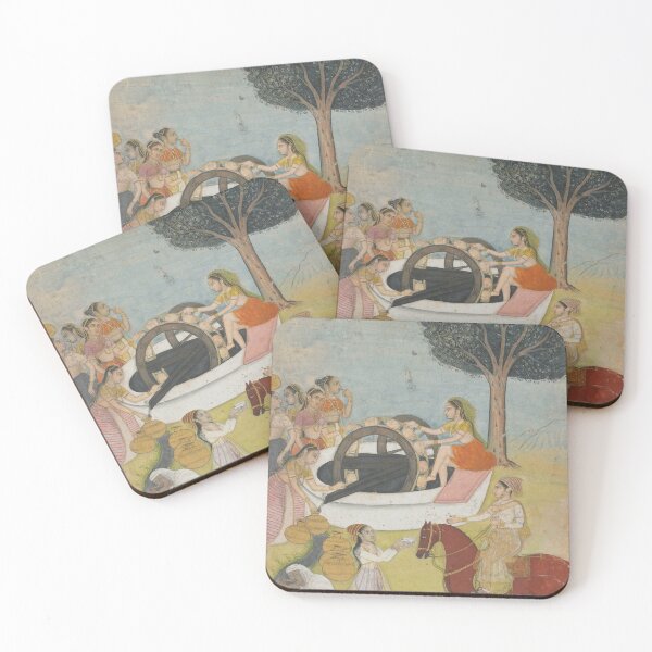Item preview, A Group of Women at a Well designed and sold by HinduArtGallery.