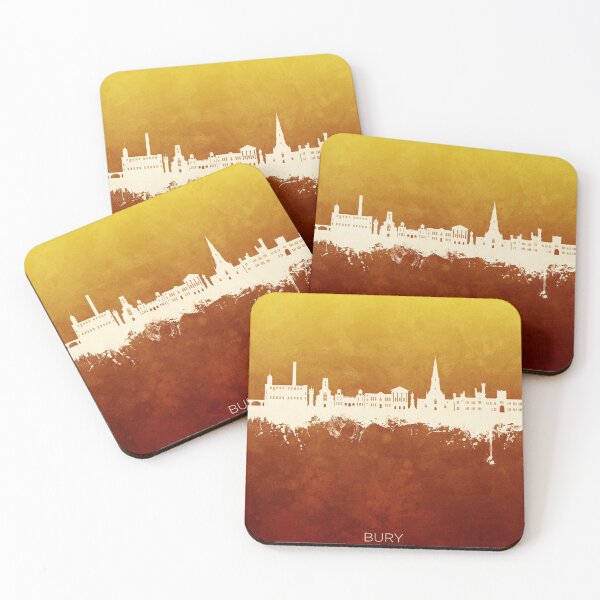 Item preview, Bury England Skyline designed and sold by ArtPrints.