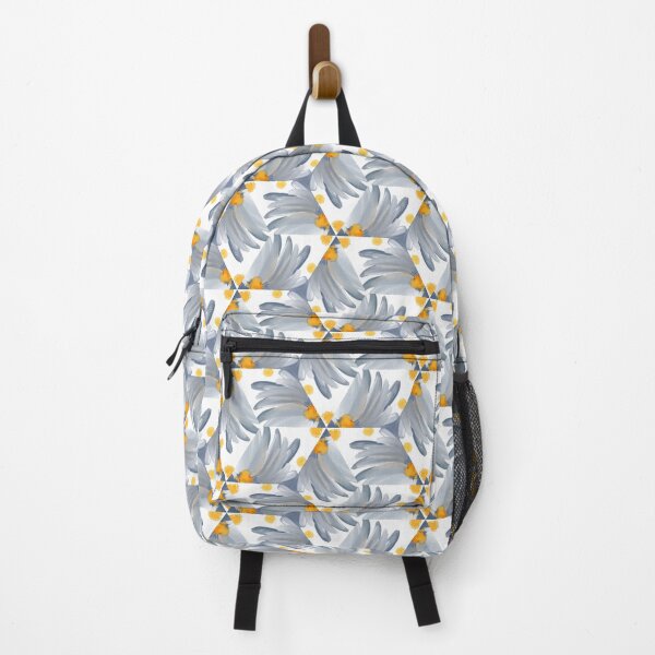 Artikelvorschau, Painted Blue, Yellow and Orange Floral Feminine Geometric Pattern entworfen und verkauft von cozycaroline.