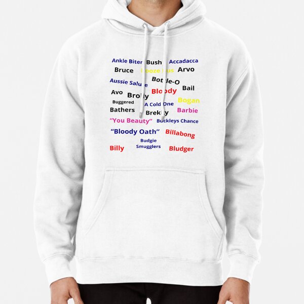 25 Australian Slang Words & Phrases-Aussie special-Best gift for a proud aussie Pullover Hoodie