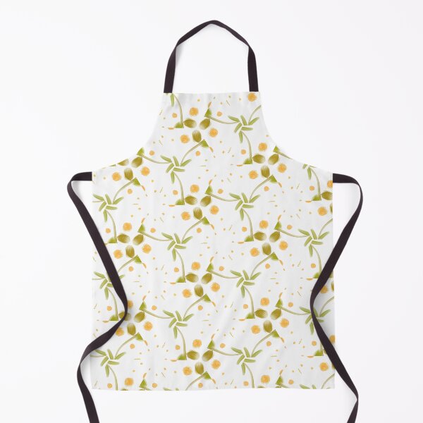 Item preview, Painted Yellow and Orange Floral Feminine Geometric Pattern designed and sold by cozycaroline.