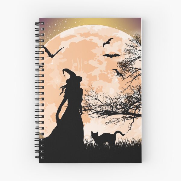 Item preview, Mystical Witch, Black Cat, Full Moon designed and sold by HolidayBug.