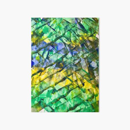 Color Fracture Abstract Art Art Board Print