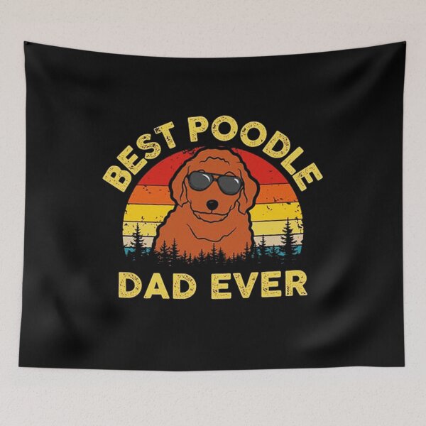 Item preview, Best Poodle Dad designed and sold by kukuhivanart.