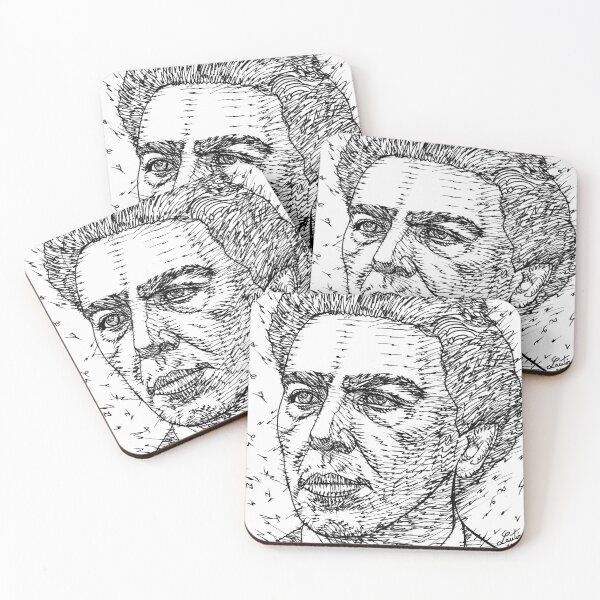Item preview, ANDRE BRETON ink portrait designed and sold by lautir.