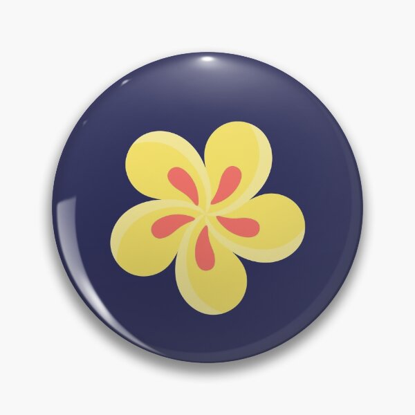Item preview, Aloha flower on blue background  designed and sold by earthtoaura.