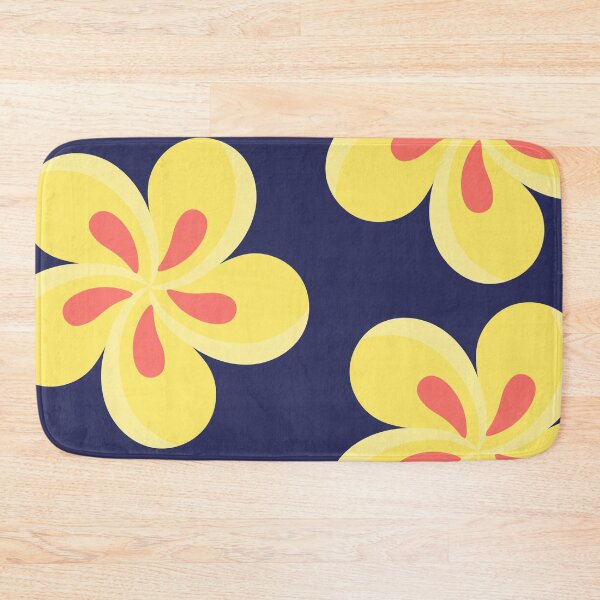 Item preview, Aloha flower on blue background  designed and sold by earthtoaura.