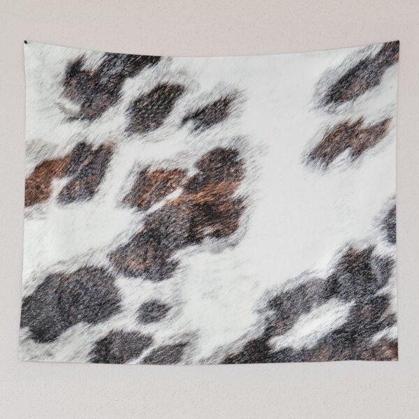 Item preview, Cow Hide Dark Brown Black & White designed and sold by Gymmer-Life.