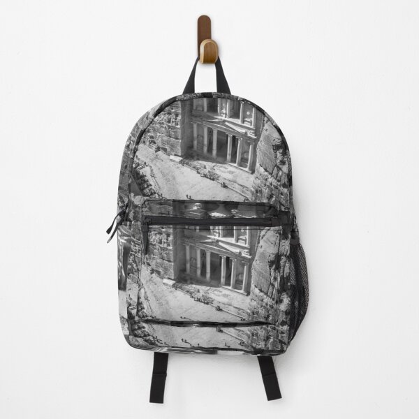 Item preview, Treasury in Petra from above, black and white, Jordan designed and sold by Alena Vishina.