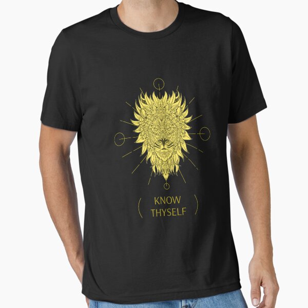Know Thyself mandala zen quote spiritual gifts Essential T-Shirt
