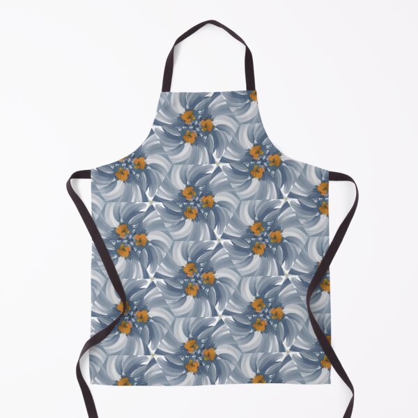 Artikelvorschau, Painted Yellow and Blue Swirl Spiral Floral Feminine Geometric Pattern entworfen und verkauft von cozycaroline.