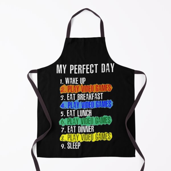 Item preview, Gaming onsie for men - My Perfect Day Video Games  designed and sold by glynismalcolm.