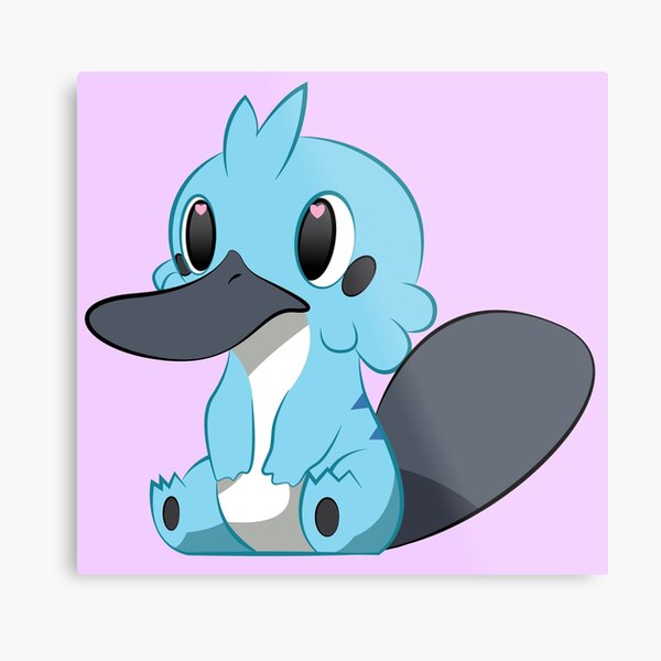 Laminas Metalicas Kawaii Platypus Redbubble