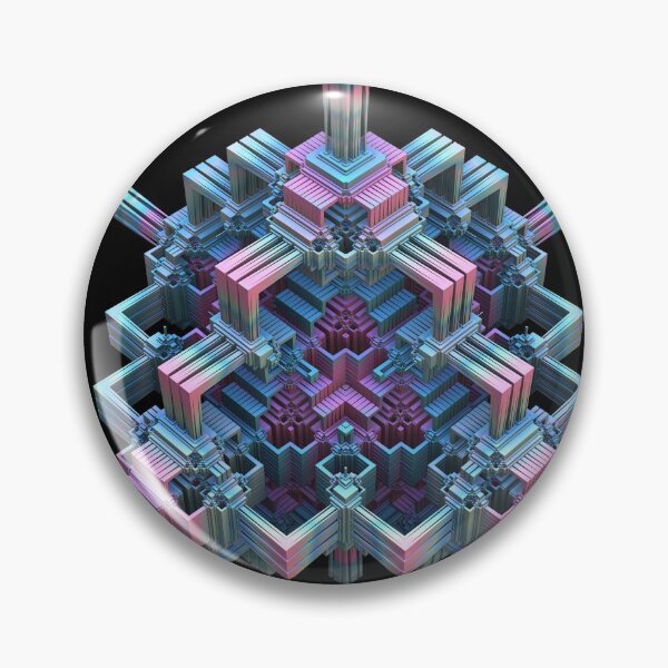 Artikelvorschau, Geometrisches dreidimensionales Fraktal-Rendering (Mandelbulb 3D) entworfen und verkauft von Lyle Hatch.