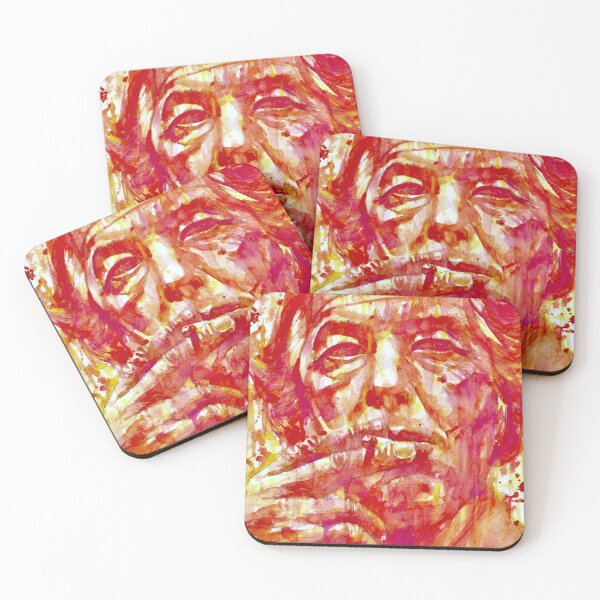 Item preview, ANDRE BRETON watercolor portrait .2 designed and sold by lautir.