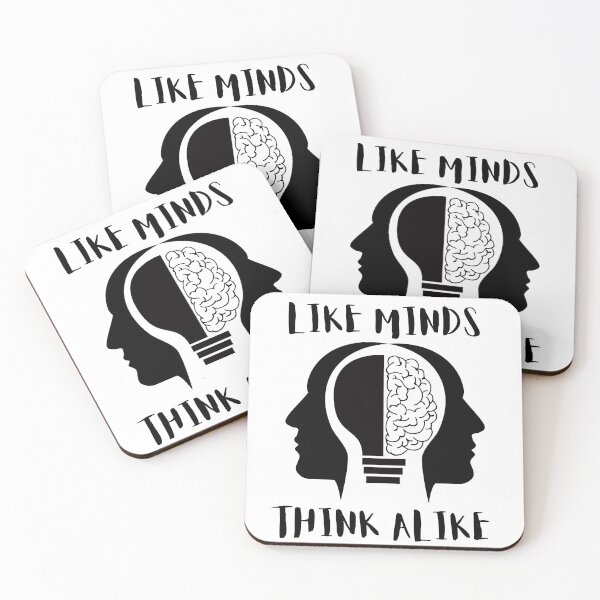 Item preview, Like Minds Think Alike designed and sold by BarvinWayne.