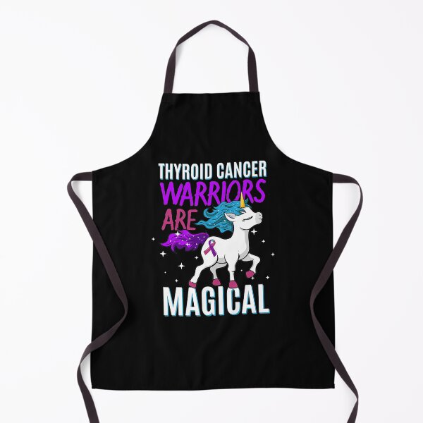 Item preview, Thyroid Cancer Warrior Magical Unicorn Purple Teal And Pink designed and sold by GloriaStace.