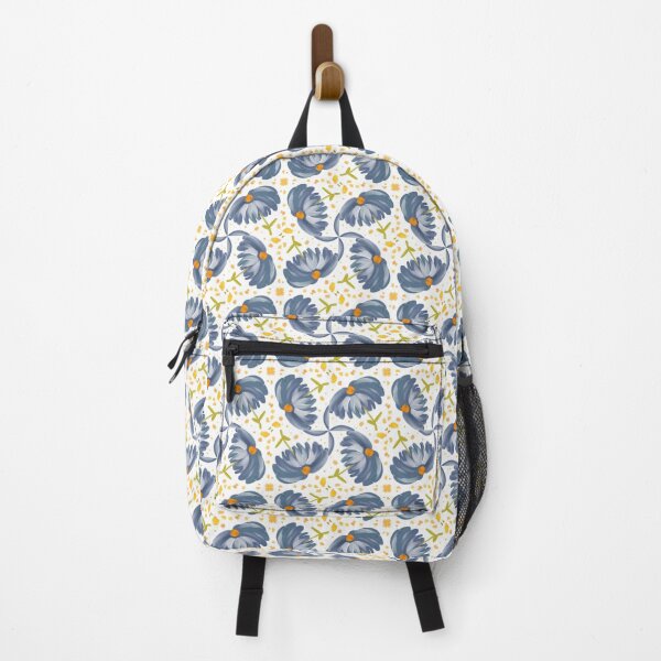 Item preview, Painted Yellow and Blue Swirl Spiral Floral Feminine Geometric Pattern designed and sold by cozycaroline.