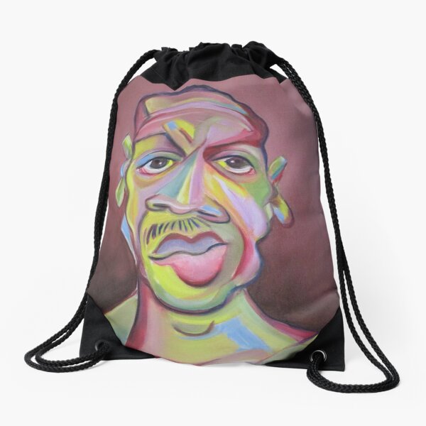 Self portrait Drawstring Bag