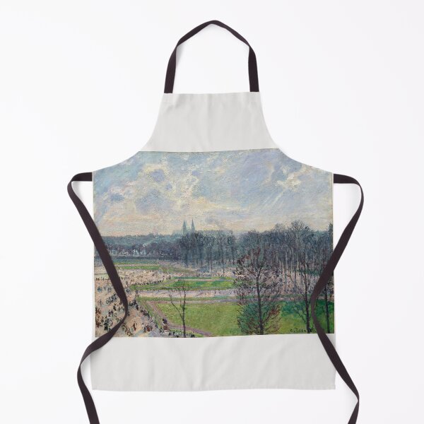 Item preview, Impressionist Art The Garden of the Tuileries on a Winter Afternoon (1899) by Camille Pissarro designed and sold by Designedbysm.
