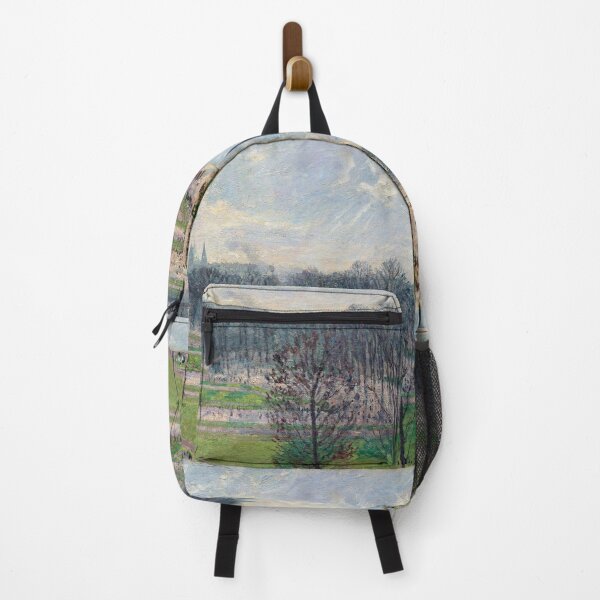 Item preview, Impressionist Art The Garden of the Tuileries on a Winter Afternoon (1899) by Camille Pissarro designed and sold by Designedbysm.
