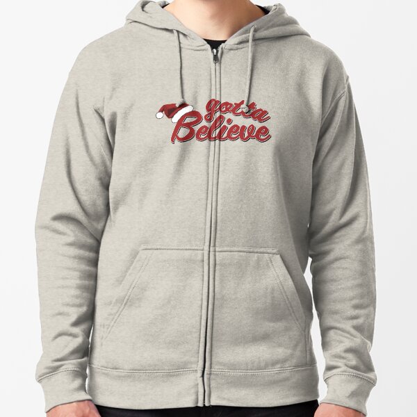 I Don/'t Believe in You Either Hoodie Christmas Xmas Santa Ugly Sweatshirt
